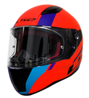 CASCO INTEGRAL LS2 FF353 DRIVEWAY NARANJA AZUL MATE