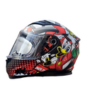 CASCO MOTO HOKEN CHAMPIONS KIDS ROJO BRILLO