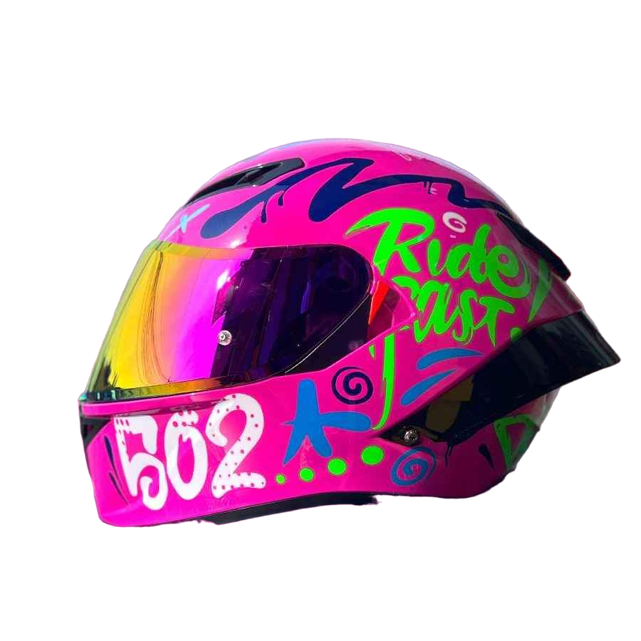 Casco rocket online rosa