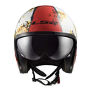 CASCO MOTO LS2 OF599 SPITFIRE INKY BLANCO