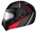 CASCO MOTO ABATIBLE ICH LUN ROJO MATE