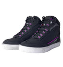BOTA PARA MOTO LS2 ZOE NEGRO PURPURA