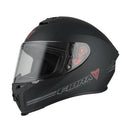 CASCO MOTO FIBRA GIGA CHROMA NEGRO MATE