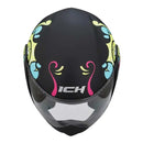 CASCO MOTO ABATIBLE ICH KIDS LOVE AZUL MATE