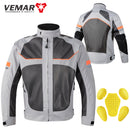 CHAQUETA DE MOTO VEMAR IMPERMEABLE GRIS