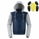 CASACA CAPUCHA PARA MOTOCICLISTA ORIGINAL CON PROTECCIONES CERTIFICADA