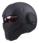 CASCO MOTO ROYAL IRON MAN NEGRO MATE