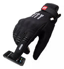 GUANTES MOTO CITY IMPERMEABLE NEGROS CON SISTEMA TACTIL