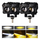 LUCES EXPLORADORAS PARA MOTO TIPO LUPA