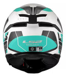 CASCO MOTO LS2 FF808 STREAM II CYAN LIGHT MATE