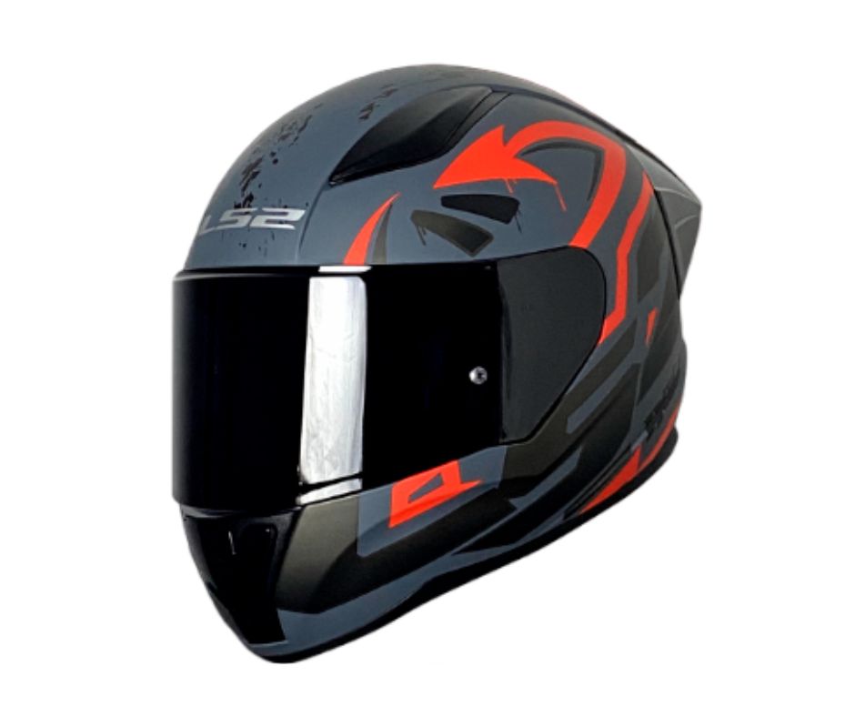 Casco para moto LS2 FF353 HYPER-S negro/azul - Direli Motos