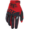 GUANTES MOTO BICICLETA DIRTPAW FOX RACING ROJO NEGRO