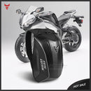 MOCHILA IMPERMEABLE TIPO CAPARAZON EN FIBRA CARBONO PARA MOTO