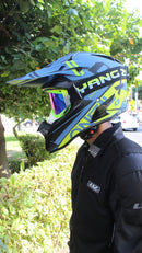 CASCO MOTOCROSS CERTIFICADO CES DOT + GOOGLES LENTES UV