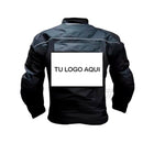 CASACA MOTO KRATOZ PERSONALIZADA CERTIFICADA CE REFLECTIVA NEGRO CON FORRO