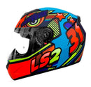 CASCO PARA MOTO LS2 FF352 KHAN MATE NARANJA