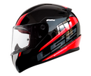 CASCO INTEGRAL LS2 FF353 DRIVEWAY NEGRO ROJO BRILLO