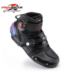 BOTAS PARA MOTOCICLISTA CUERO SPEED BIKER ORIGINAL NEGROS PROTECCION CERTIFICADAS