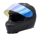 CASCO ARION NEGRO MATE AZUL