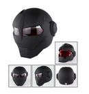 CASCO MOTO ROYAL IRON MAN NEGRO MATE