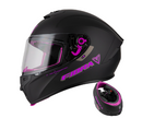 CASCO MOTO FIBRA GIGA CHROMA PURPLE MATE