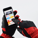 GUANTES SUOMY ROJO NEGRO IMPERMEABLES
