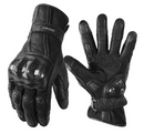 GUANTES CUERO SUOMY NEGRO REFORZADOS