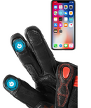 GUANTES CUERO SUOMY NEGRO REFORZADOS