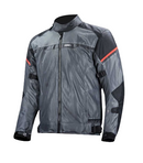 CASACA MOTO LS2 PARA HOMBRE RIVA ROJO GRIS
