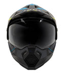 CASCO HRO MX 330 ADVENTURE CROSS INTEGRAL DOBLE VISOR ZURKO AZUL