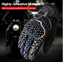 GUANTE MOTO VEMAR NEGRO AZUL REFORZADO