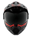 CASCO HRO MX 330 ADVENTURE CROSS INTEGRAL DOBLE VISOR RUST ROJO
