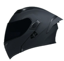 CASCO MOTO JIEKAI ARTICULADO FLIP PEGASO NEGRO MATE POLARIZADO