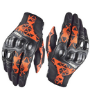 GUANTE MOTO VEMAR NEGRO NARANJA REFORZADO