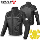 CHAQUETA DE MOTO VEMAR IMPERMEABLE NEGRO