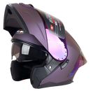 CASCO MOTO HOKEN FF916 FLIP UP VIOLETA MATE