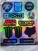 VINIL VARIOS(ALIANZA LIMA, MONSTER,AGV) CAMALEONICO METALIZADO