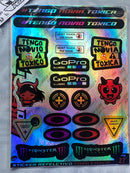 VINIL PARA CASCO DE MOTO TENGO NOVIO TÓXICO CAMALEONICO METALIZADO