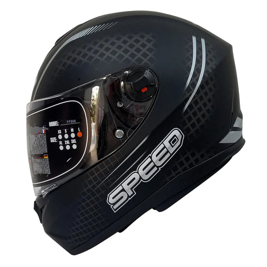 CASCO YOHE FF966 NEGRO MATE Importaciones Pegaso