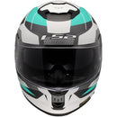CASCO MOTO LS2 FF808 STREAM II CYAN LIGHT MATE