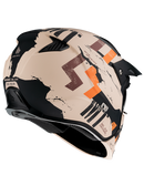 CASCO MT STREETFIGHTER NARANJA MATE