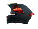 CASCO MOTO AXOR EX BIHR ZAFIRO REVO ROJO DOBLE VISOR
