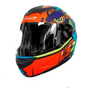CASCO PARA MOTO LS2 FF352 KHAN MATE NARANJA