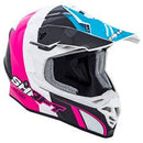 CASCO SHAFT CROSS SH-MX30 BLANCO ROSA BRILLO