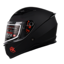 CASCO MOTO NIÑO HOKEN MONOCOLOR KIDS NEGRO MATE