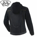 SSPEC-CHAQUETA CLASICA DE MEZCLILLA PARA HOMBRE NEGRO