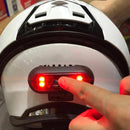 LUCES LED UNIVERSAL PARA CASCO MOTO CON USB RECARGABLE