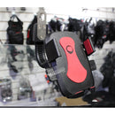 SOPORTE DE CELULAR PARA MOTO ROJO CON NEGRO DE PLÁSTICO
