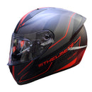 CASCO MT HELMETS STINGER MILLER NEGRO ROJO MATE