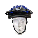 CASCO BICICLETA SKATE SCOOTER PATINETA CON REGULADOR AZUL